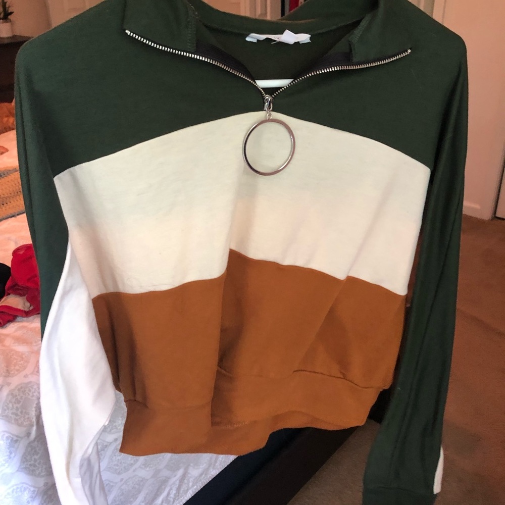 Light half zip sweater